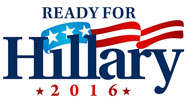 Ready for Hillary? Making it official with free bumper sticker?